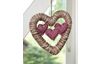 Polystyrene-heart frame, 20 cm