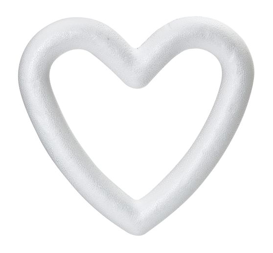 Cadre cœur en polystyrène