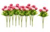 Bouquets de renoncules VBS, artificielles, Rose, 10 pc.