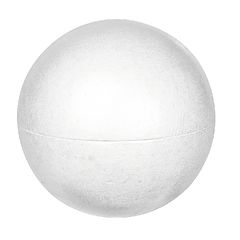 Boule en polystyrène, divisible, blanc, 30 cm  acheter en ligne sur  buttinette - loisirs créatifs