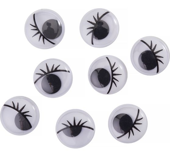 Yeux mobiles avec cils VBS