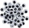 Yeux mobiles à coller VBS « Rond », Ø 12 mm, 50 pc.