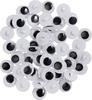 Yeux mobiles à coudre VBS « Rond », 10 mm, 50 pc.