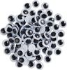 Yeux mobiles à coller VBS « Rond », Ø 8 mm, 100 pc.