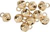 Grelots, Dorés, 9 mm, 10 pc.