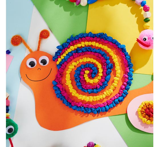 Assortiment de papier crépon VBS