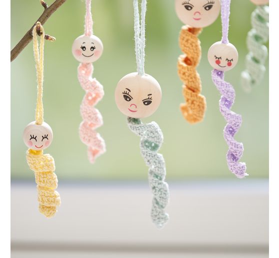 Têtes en bois VBS « Lovely face »