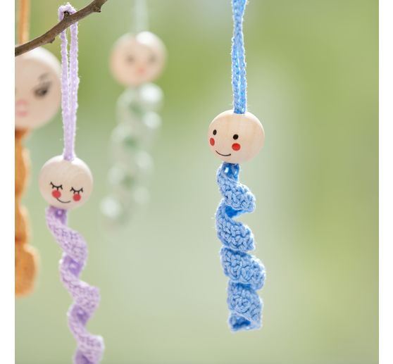 Têtes en bois VBS « Lovely face »