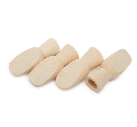 Mains en bois, 4 pc.