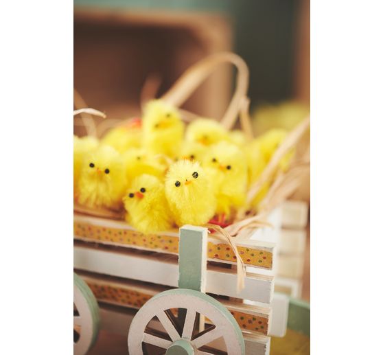 Poussins en chenille VBS « H 4 cm », 18 pc.