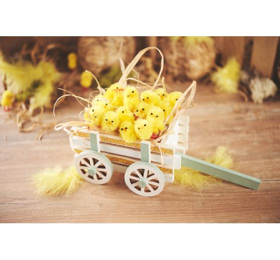 Poussins en chenille VBS « H 4 cm », 18 pc.