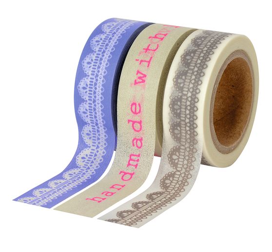 Masking-tape VBS « With love », set de 3