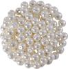 Perles en verre cirées, 100 pc., Ø 4 mm