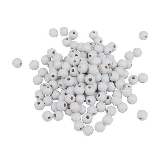 Perles en bois, Ø 6 mm, env. 125 pc.