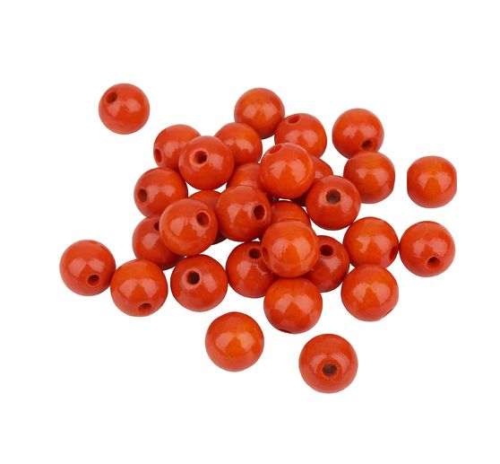Perles en bois, Ø 12 mm, 30 pc.