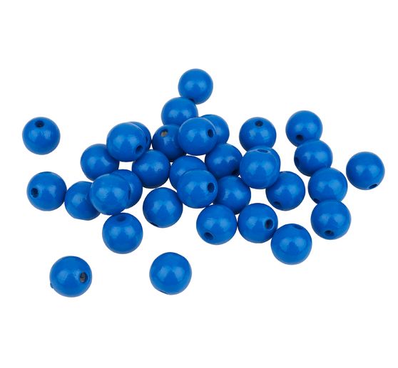 Perles en bois, Ø 12 mm, 30 pc.