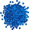 Sequins métall., bomb. env.1400 pc., env. Ø6 mm, Argent