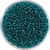 Rocailles Miyuki silverlined zircon