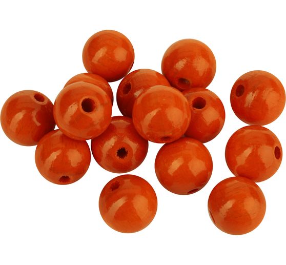 Perles en bois, Ø 4 mm, env. 165 pièces