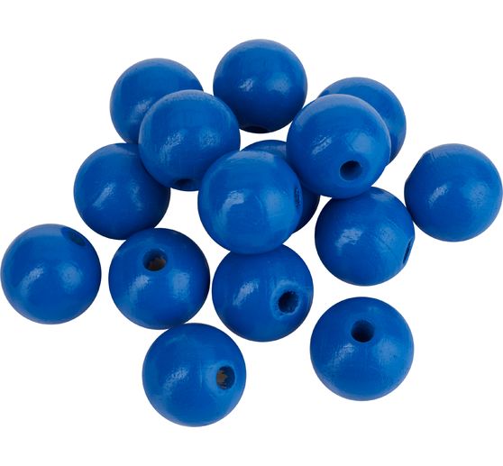 Perles en bois, Ø 4 mm, env. 165 pièces