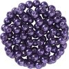 Glass wax beads, Ø 4 mm, 100 pieces Purple