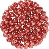 Perles en verre cirées, 100 pc., Ø 4 mm
