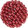 Perles en verre cirées, 100 pc., Ø 4 mm