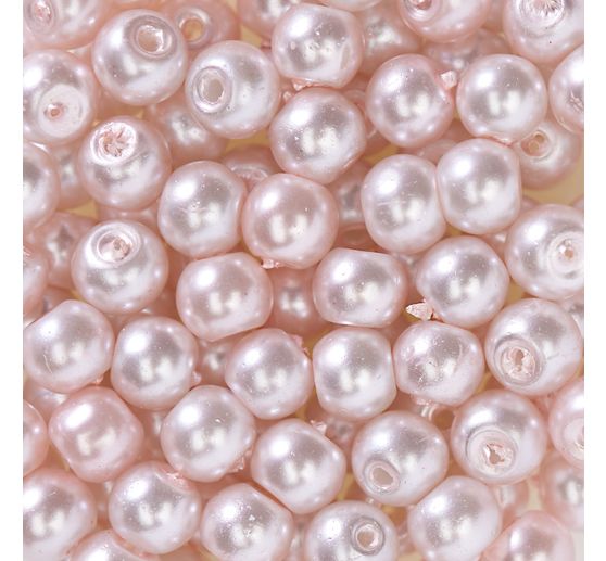 Perles en verre cirées, 100 pc., Ø 4 mm