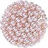 Perles en verre cirées, 100 pc., Ø 4 mm