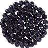 Perles en verre cirées, 100 pc., Ø 4 mm Noir