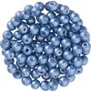Perles en verre cirées, 100 pc., Ø 4 mm Bleu clair