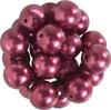 Perles en verre cirées, Ø 10 mm, 20 pièces