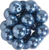 Perles en verre cirées, Ø 10 mm, 20 pièces