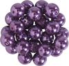 Perles de cire de verre, Ø 8mm, 25pcs, jaune doré (orange clair)