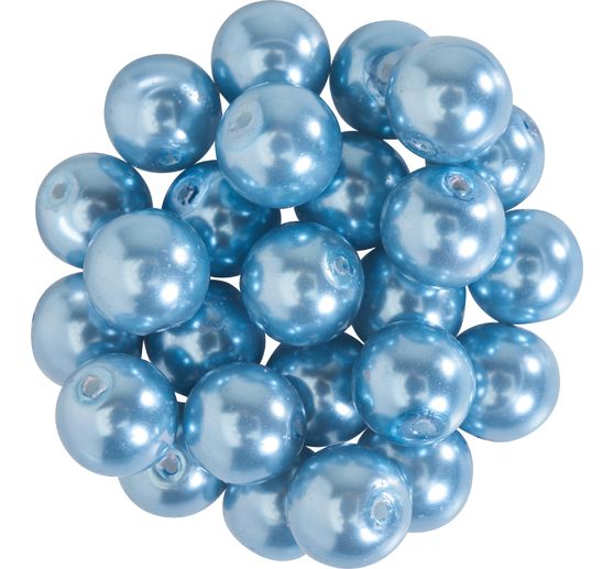 Perles de cire de verre, Ø 8mm, 25pcs, jaune doré (orange clair)