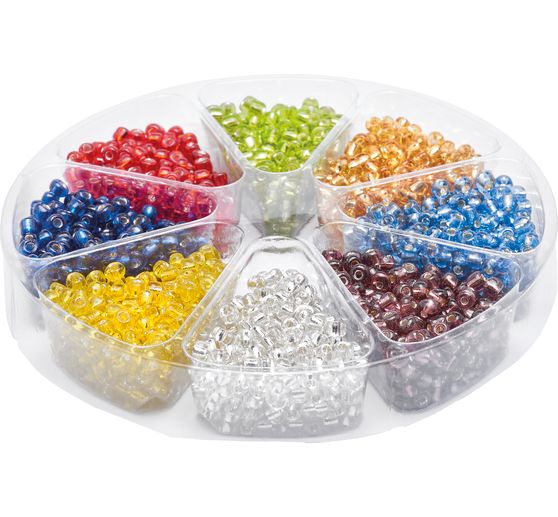 Assortiment de perles Silverline, env. 2 mm, 56 g