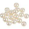 Perles en cire VBS, Ø 12 mm, 16 pc. Blanc ciré