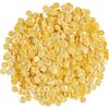 Sequins domed, iridescent Yellow