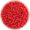 Rocailles « Opaque » Rouge