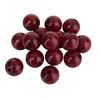 Perles en bois, Ø 14 mm, env. 20 pc. Rouge cerise
