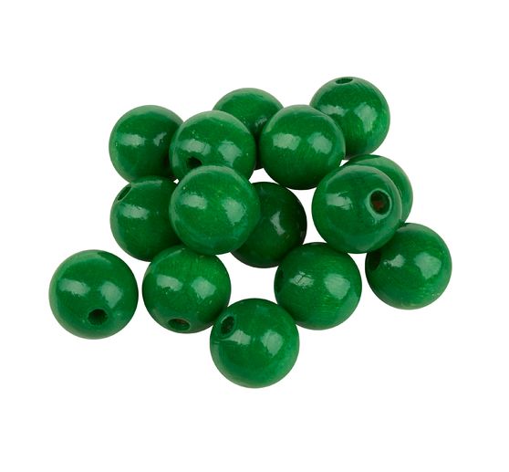 Perles en bois, Ø 15 mm