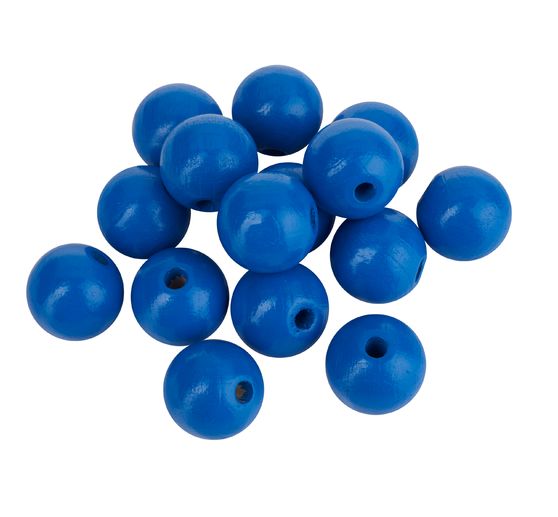 Perles en bois, Ø 15 mm