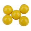 Perles en bois, Ø 12 mm, 30 pc. Jaune