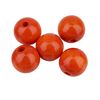 Perles en bois, Ø 12 mm, 30 pc. Orange
