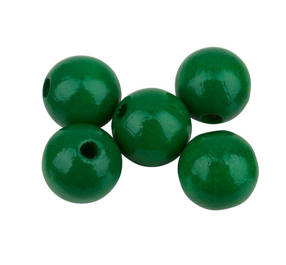 Perles en bois, Ø 12 mm, 30 pc.