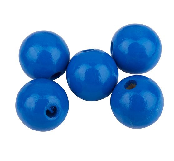 Perles en bois, Ø 12 mm, 30 pc.