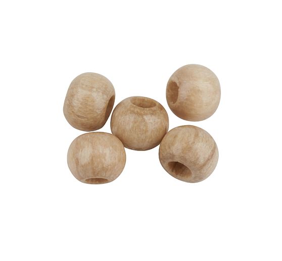 Perles en bois, Ø 4 mm, env. 165 pièces