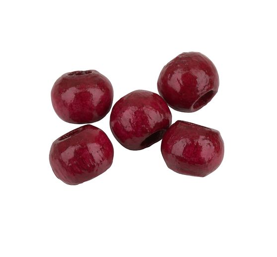 Perles en bois, Ø 4 mm, env. 165 pièces