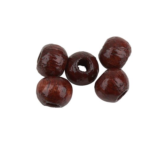 Perles en bois, Ø 4 mm, env. 165 pièces