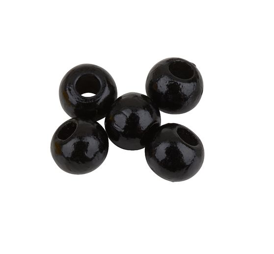 Perles en bois, Ø 4 mm, env. 165 pièces